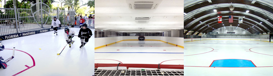 Synthetic Ice Hockey Rink