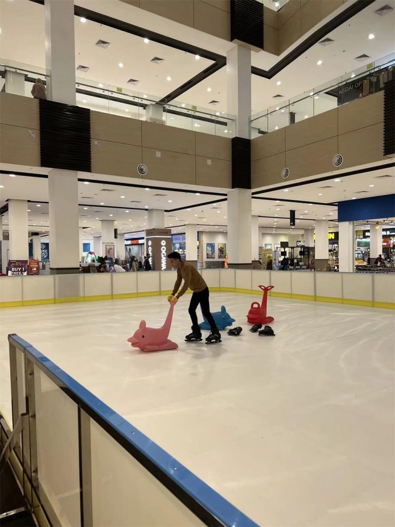 Synthetic Ice Skating Aids