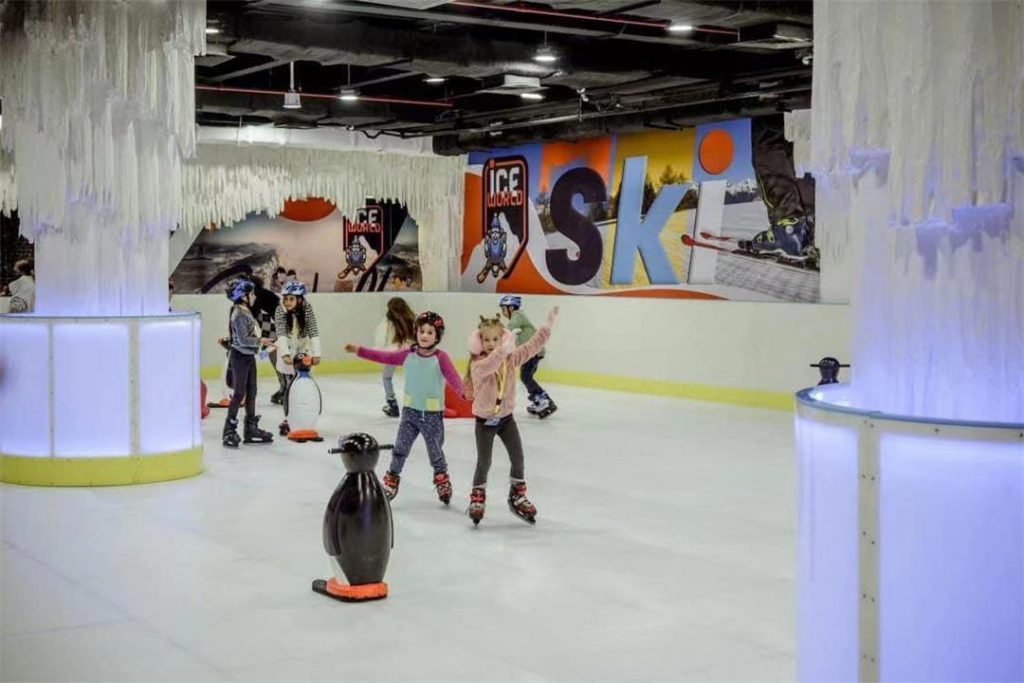 Synthetic Ice Skating Aids